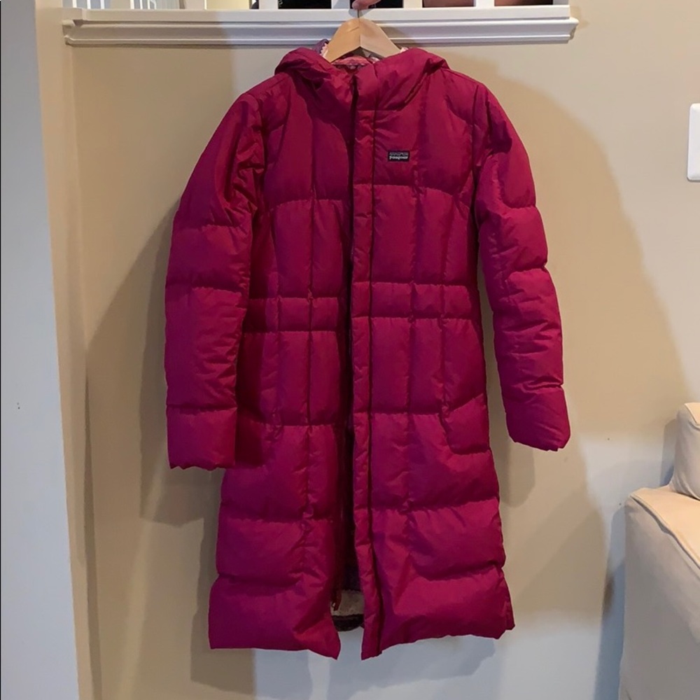 Girls Patagonia full length puffer